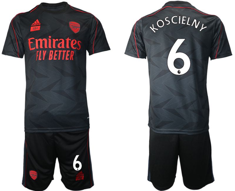 Men 2020-2021 Club Arsenal commemorative edition black #6 Adidas Soccer Jersey